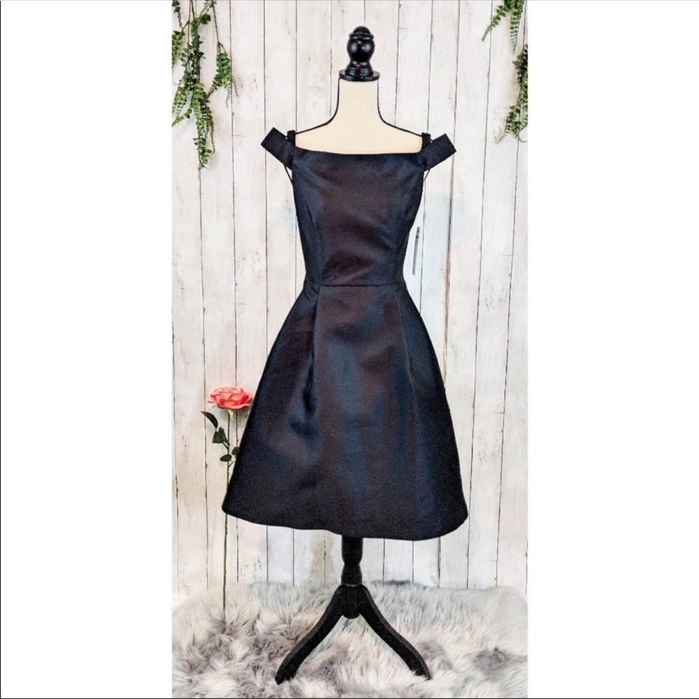 Vintage Inspired SCARLETT black cocktail  dress
